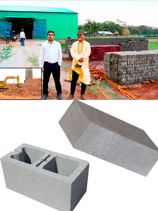 Brick Making Machine 2024 concrete block factory in Bangladesh