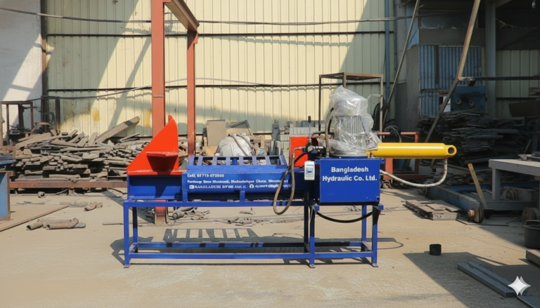 হাইড্রোলিক লাকড়ি ফারার মেশিন হরিজন্টাল । Horizontal Wood Cutter Machine